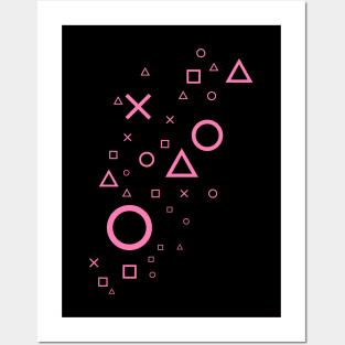 Pastel Pink Playstation Magic Posters and Art